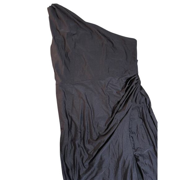 NWOT Cynthia & Sahar PORTIA CS104 Dessy Midnight Navy Blue ONE-SHOULDER Size XXL - Picture 5 of 13